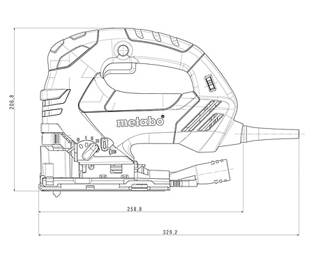 Лобзик METABO STEB 140 PLUS + MetaLoc