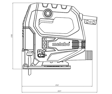 Лобзик METABO STEB 65 Quick + кейс