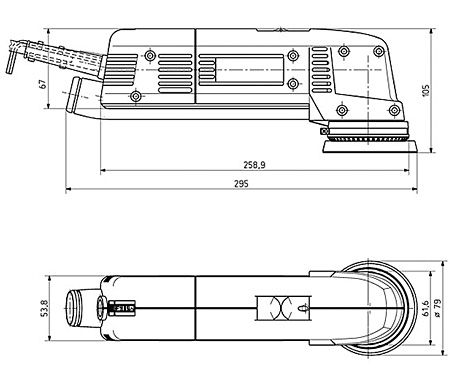 Эксцентриковая шлифмашина METABO SXE 400