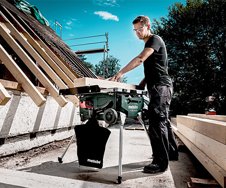 Акумуляторна настільна циркулярна пила METABO TS 36 LTX BL 254 (6,2 Ач)