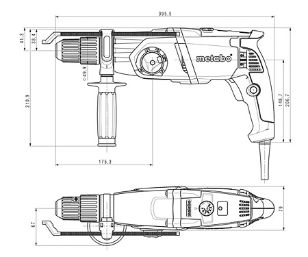 Перфоратор METABO UHE 2850 Multi