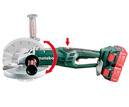 Акумуляторна кутова шліфмашина METABO WPB 36-18 LTX BL 230