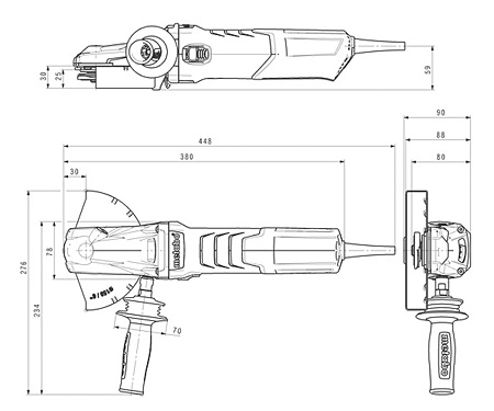 Кутова шліфмашина METABO WEF 15-150 Quick