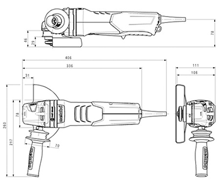 Болгарка METABO WEPBA 17-150 Quick
