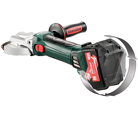 Акумуляторна кутова шліфмашина METABO WF 18 LTX 125 Quick Каркас