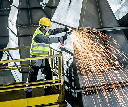 Акумуляторна кутова шліфмашина METABO WPB 18 LTX BL 125 Quick Каркас