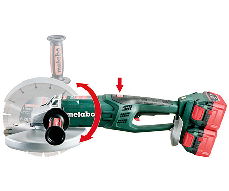 Акумуляторна кутова шліфмашина METABO WPB 36-18 LTX BL 230 (8.0 Агод)