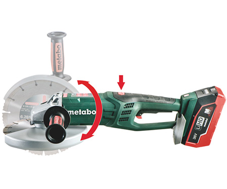 Акумуляторна кутова шліфмашина METABO WPB 36 LTX BL 230