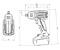 Аккумуляторный ударный гайковерт METABO SSW 18 LTX 400 BL Каркас